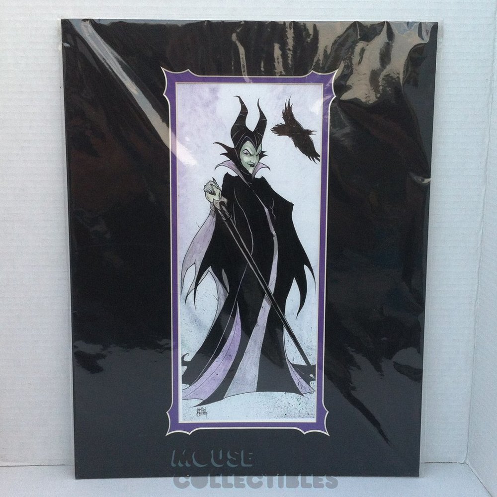Disney Parks WonderGround Print Sleeping Beauty Maleficent Villain Brian Crosby